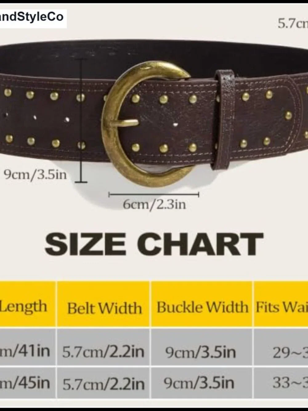 Wide Western Cowgirl Faux Leather Belt with Metal Buckle for Jeans Dresses